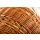 Wäschekorb Vollweide, natur, bauchige Form mit Baumwolleinsatz - Wäschepuff, Wäschetruhe Höhe: 44 cm