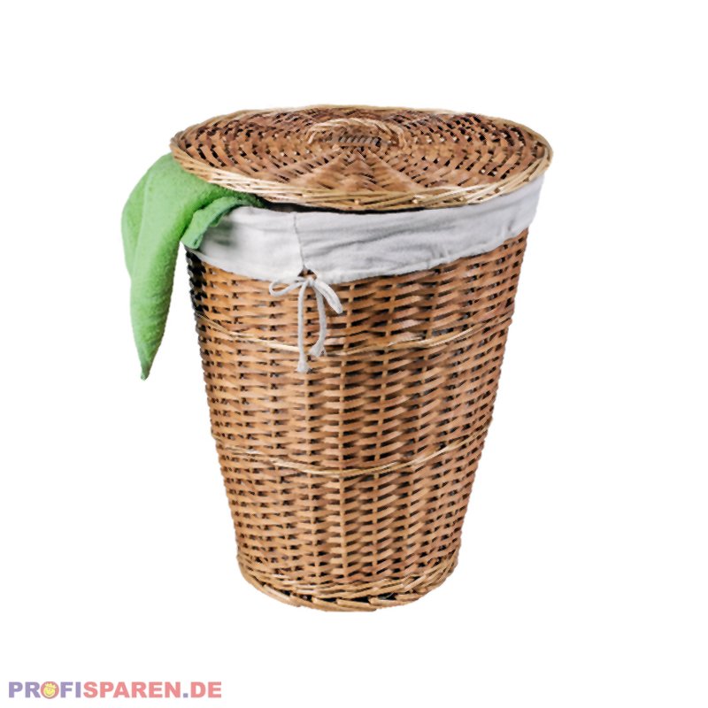 Wäschekorb Weide mit € 55 Höhe 24,99 Baumwolleinsatz ca. cm