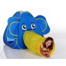 Pop Up Kinderspielzelt Elefant von Royalbeach mit Krabbeltunnel, Indoor, Outdoor