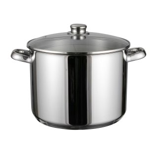 Kochtopf XXL Edelstahl 26cm 10 Liter