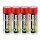 Batterie LR06 AA Mignon Plus Alkaline 4er