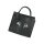 Filztasche mit HIRSCH-Stickerei, Einkaufstasche Freizeittasche Farbe: dunkelgrau