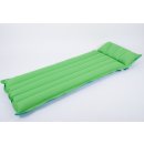 Gummierte Baumwoll-Luftmatratze 196x72cm Farbe: türkis-grün