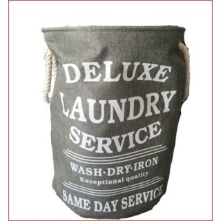 Laundry-Bag, Wäschetasche, Falttasche mit Statement Print