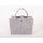 Filztasche mit Zierrand, versch, Farben Einkaufstasche Einkaufsshopper Freizeittasche ca. 35 x 28 x 20 cm hellgrau