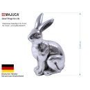 Hase XXL "Silver Rabbit" antik 36x21,5x51cm