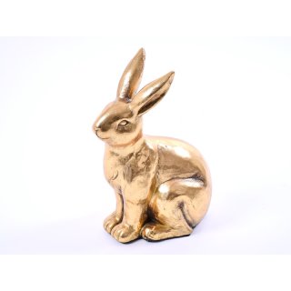 Hase "Golden Rabbit" antik 30x18x41cm