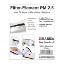 5er Filterelement PM2.5 12x8cm (adult)