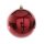 Weihnachts-Kugel bruchfest glänzend 140mm ochsenblut