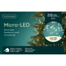 Micro-Lichterkette Bündel 100cm-320L Outdoor warmweiss