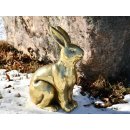 Hase XXL "Golden Rabbit" antik 36x21,5x51cm