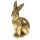 Hase XXL &quot;Golden Rabbit&quot; antik 36x21,5x51cm