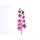 Orchidee 90cm 3D Real-Touch weiss-lila